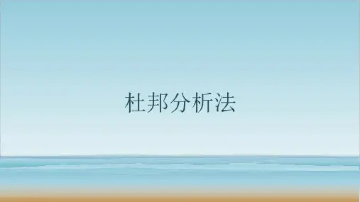 杜邦分析法分析五粮液ppt课件