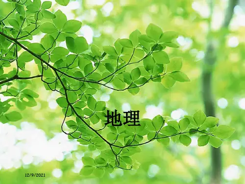 中考地理总复习 七上 第一章 地球和地图地理课件
