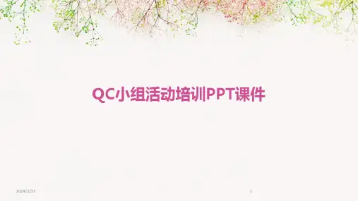 2024年度QC小组活动培训PPT课件