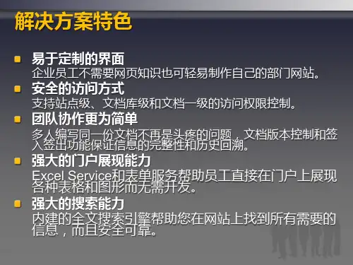 微软企业门户解决方案