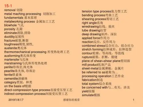 专业外语词汇.ppt