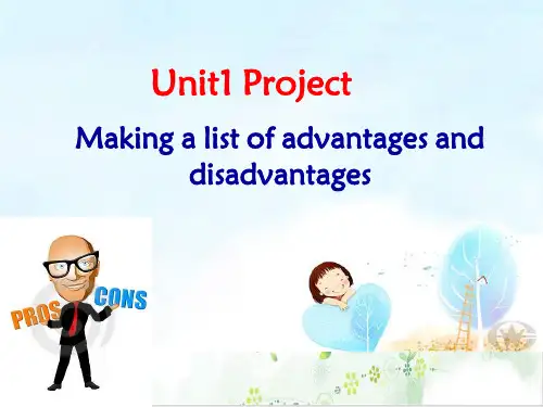 译林版 高中英语模块7-Unit 1 -Project PPT课堂课件(33页)