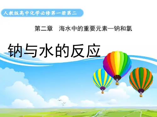 钠与水的反应 高中化学必修一教学课件PPT 人教版