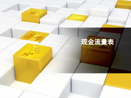 现金流量表案例PPT(共 31张)