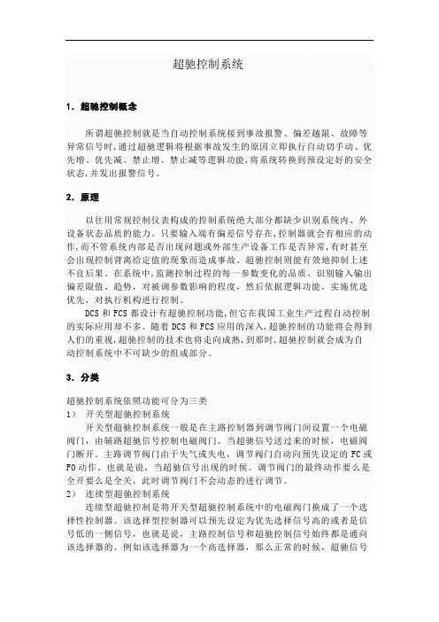 超驰控制