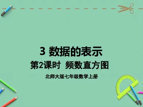 统编北师大版七年级数学上册优质课件 第2课时 频数直方图