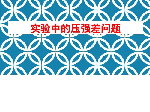 高三化学二轮专题复习实验中的压强差课件