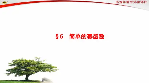 §5  简单的幂函数演示课件.ppt