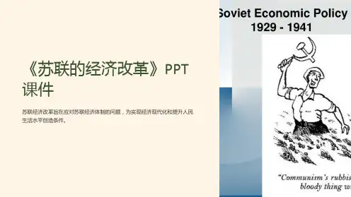 《苏联的经济改革》课件