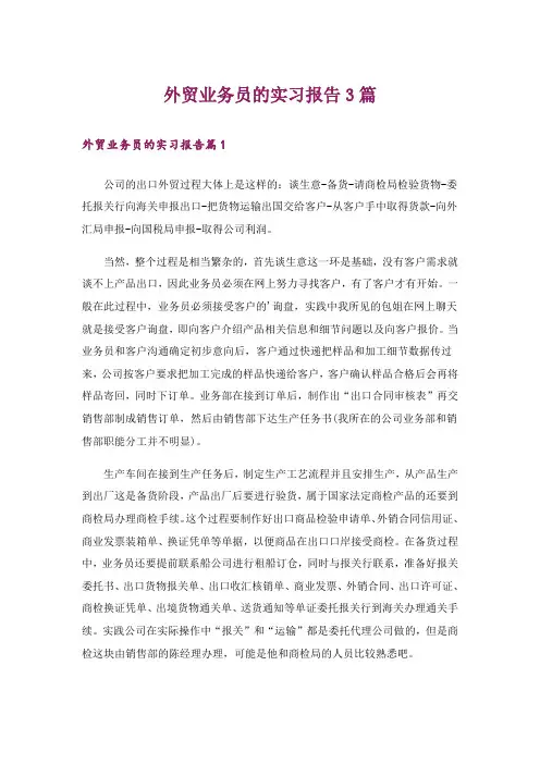 外贸业务员的实习报告3篇_9