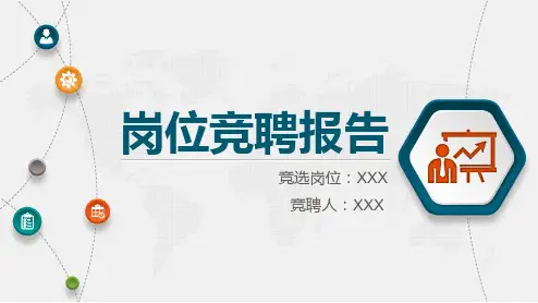 研发项目主管岗位求职竞聘报告职业规划PPT