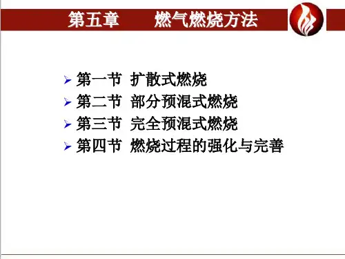 第四章 燃气燃烧方法