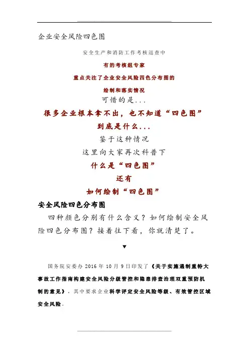 企业安全风险四色图