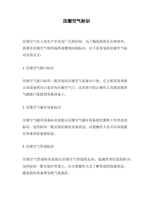 压缩空气标识