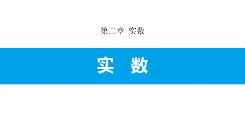 北师大版八年级数学上册ppt课件2.6 实 数