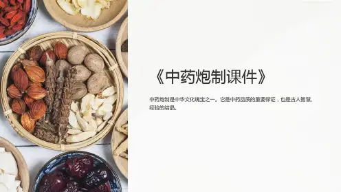 《中药炮制课件》