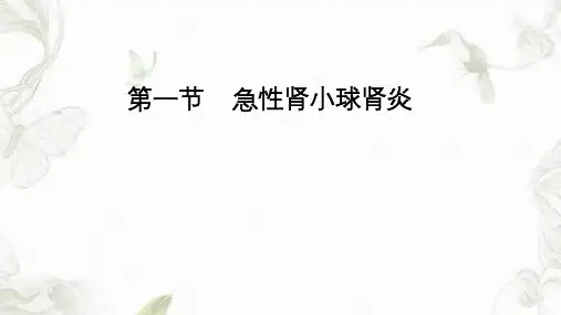 急性肾小球肾炎PPT课件