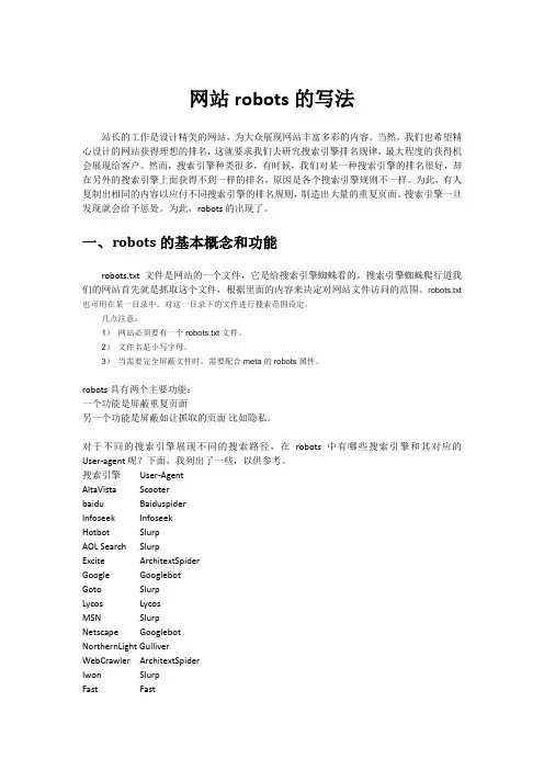 robots的写法