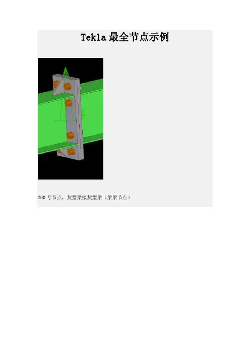 Tekla节点示例(已全).