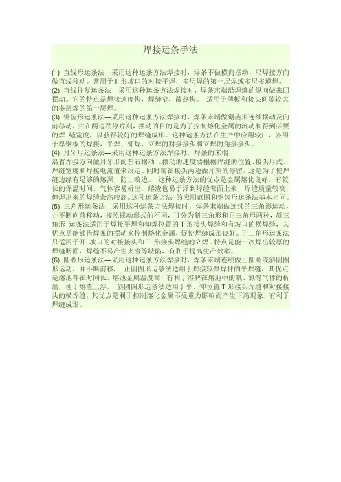 焊接手法