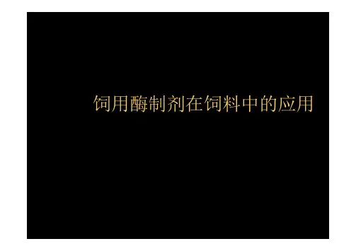 饲用酶制剂在饲料中的应用