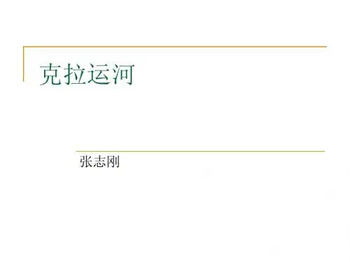 克拉运河
