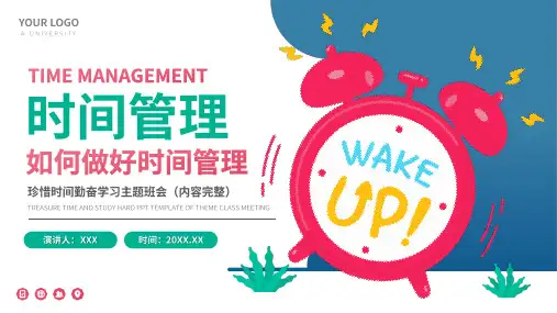 时间管理高效工作技巧PPT