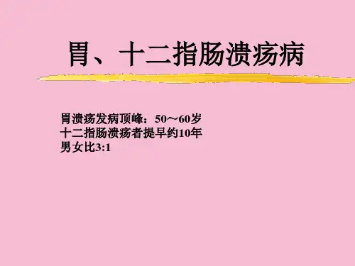 外科学胃、十二指肠溃疡病ppt课件