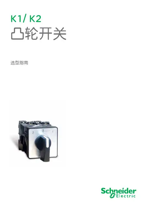 施耐德凸轮开关选型样本(K1K2万能转换开关)