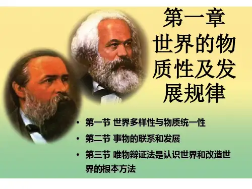 世界多样性与物质统一性ppt课件