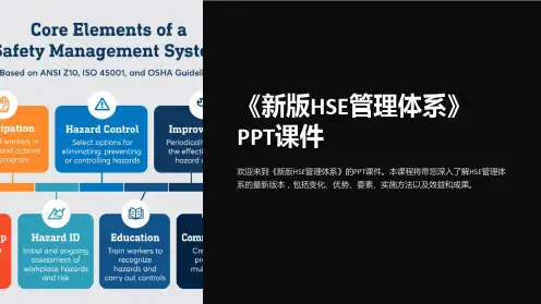 《新版HSE管理体系》课件