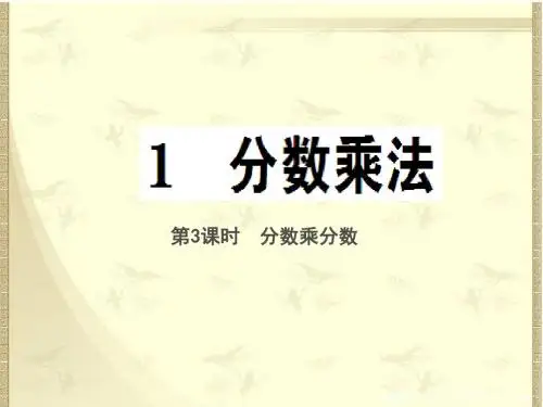 分数乘法第3课时 分数乘分数课件