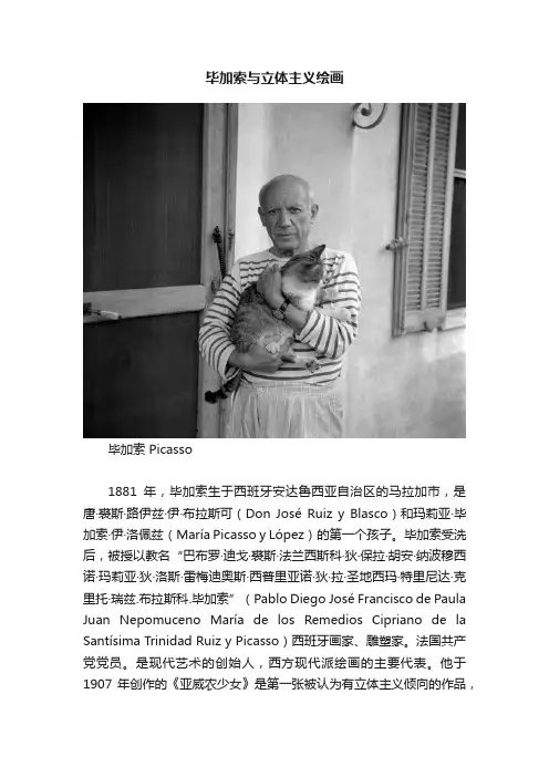 毕加索与立体主义绘画