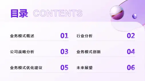 业务模式分析课件