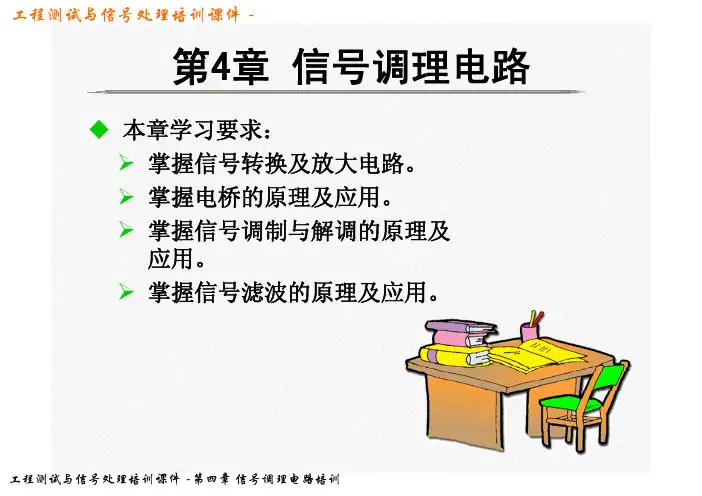 工程测试与信号处理培训课件 -第四章 信号调理电路培训