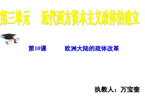 欧洲大陆的政体改革课件
