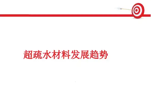 超疏水材料发展趋势