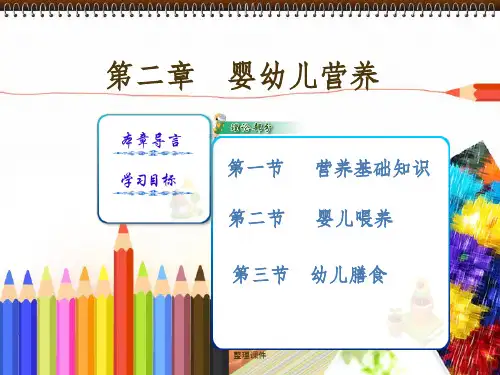 幼儿卫生学第二章婴幼儿营养
