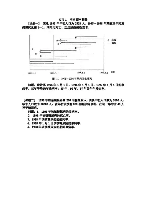 流行病学习题