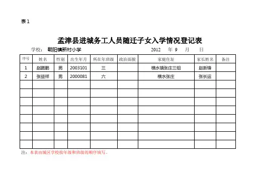 12-13上报教育股均衡教育各类表格