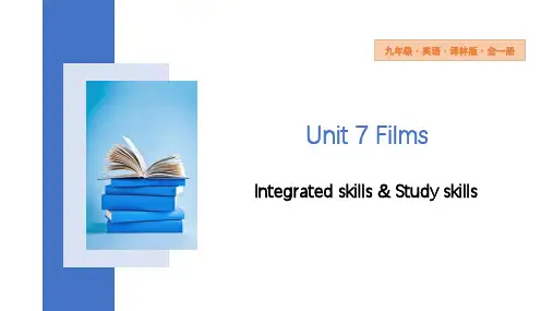 Unit7IntegratedskillsStudyskills课件牛津译林版九年级英语上册