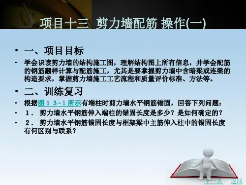 剪力墙配筋 操作