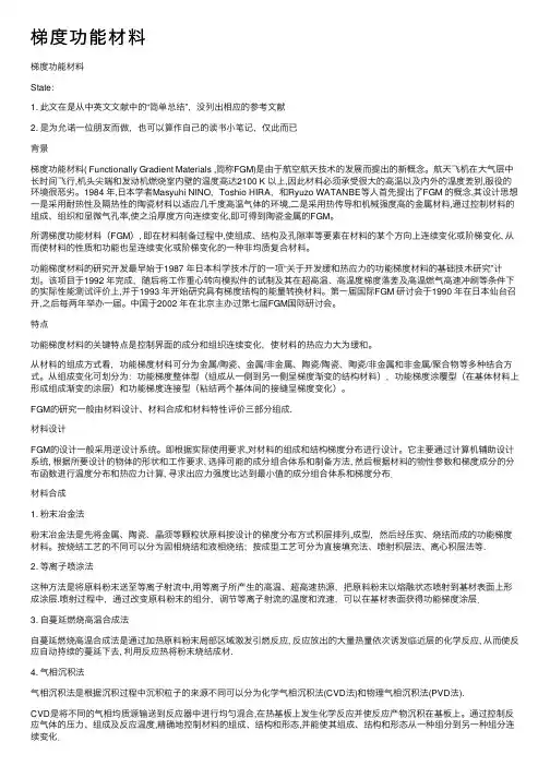 梯度功能材料