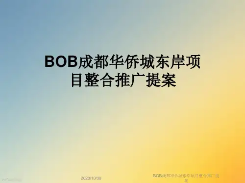 BOB成都华侨城东岸项目整合推广提案