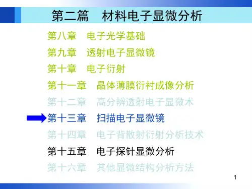 第13章材料分析方法