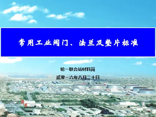 常用工业阀门 法兰及垫片标准