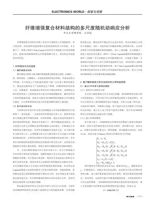 纤维增强复合材料结构的多尺度随机动响应分析