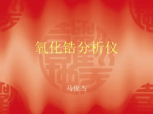 氧化锆分析仪(课件二)
