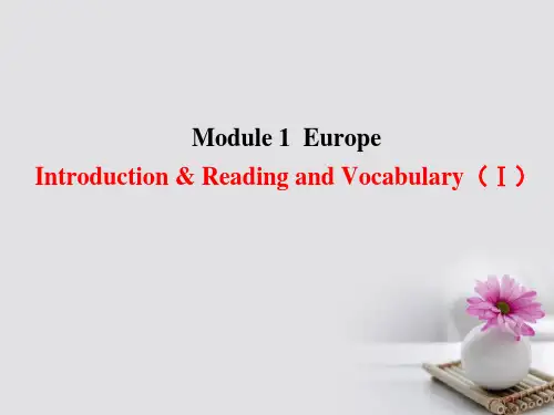 高中英语-Module-1-Europe-Period-1-Introduction-Reading
