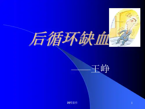 后循环缺血  ppt课件